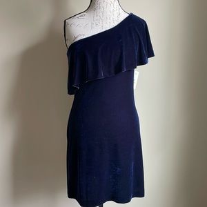 NWT Kensie Blue Velvet Dress